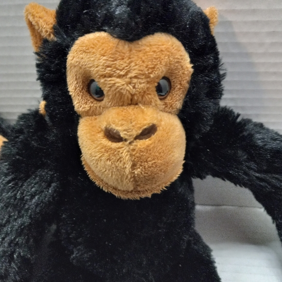 Adventure Planet Hanging Monkey w/Baby 18 in/7 1/2 in Black Stuffed Animal Plush - Picture 7 of 8